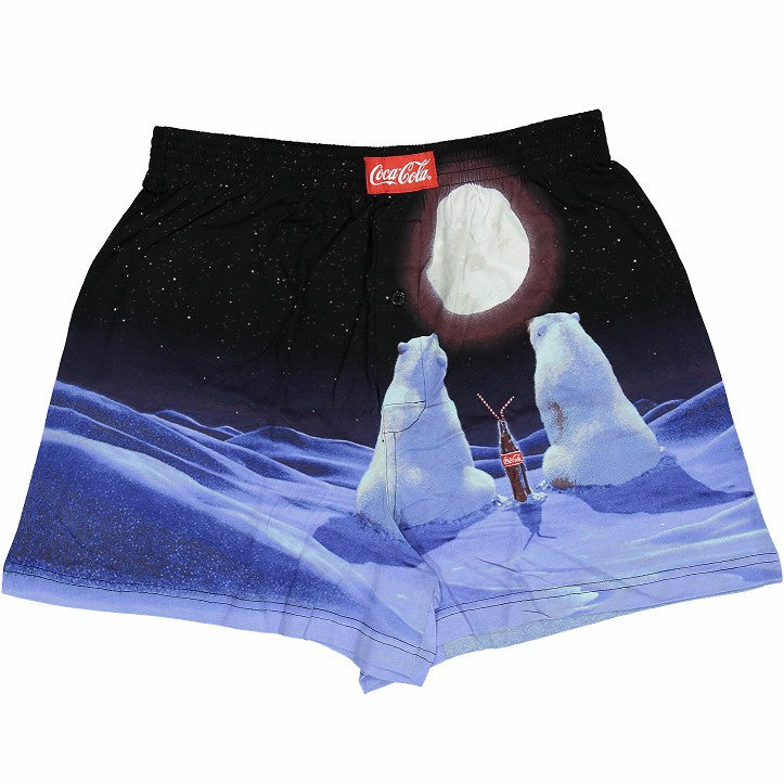 Polar Bear Moon Gazing Boxer Shorts | Coca-Cola Store