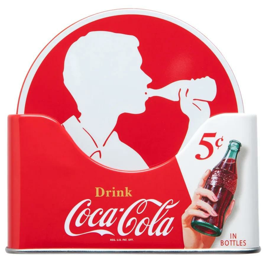 Coca-Cola Galvanized Tin Coaster Set | Coca-Cola Store