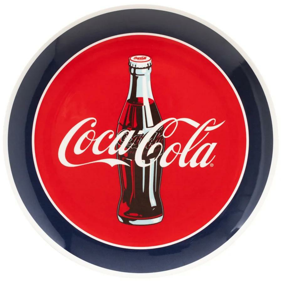 Coca-Cola Melamine Plate Red Blue | Coca-Cola Store