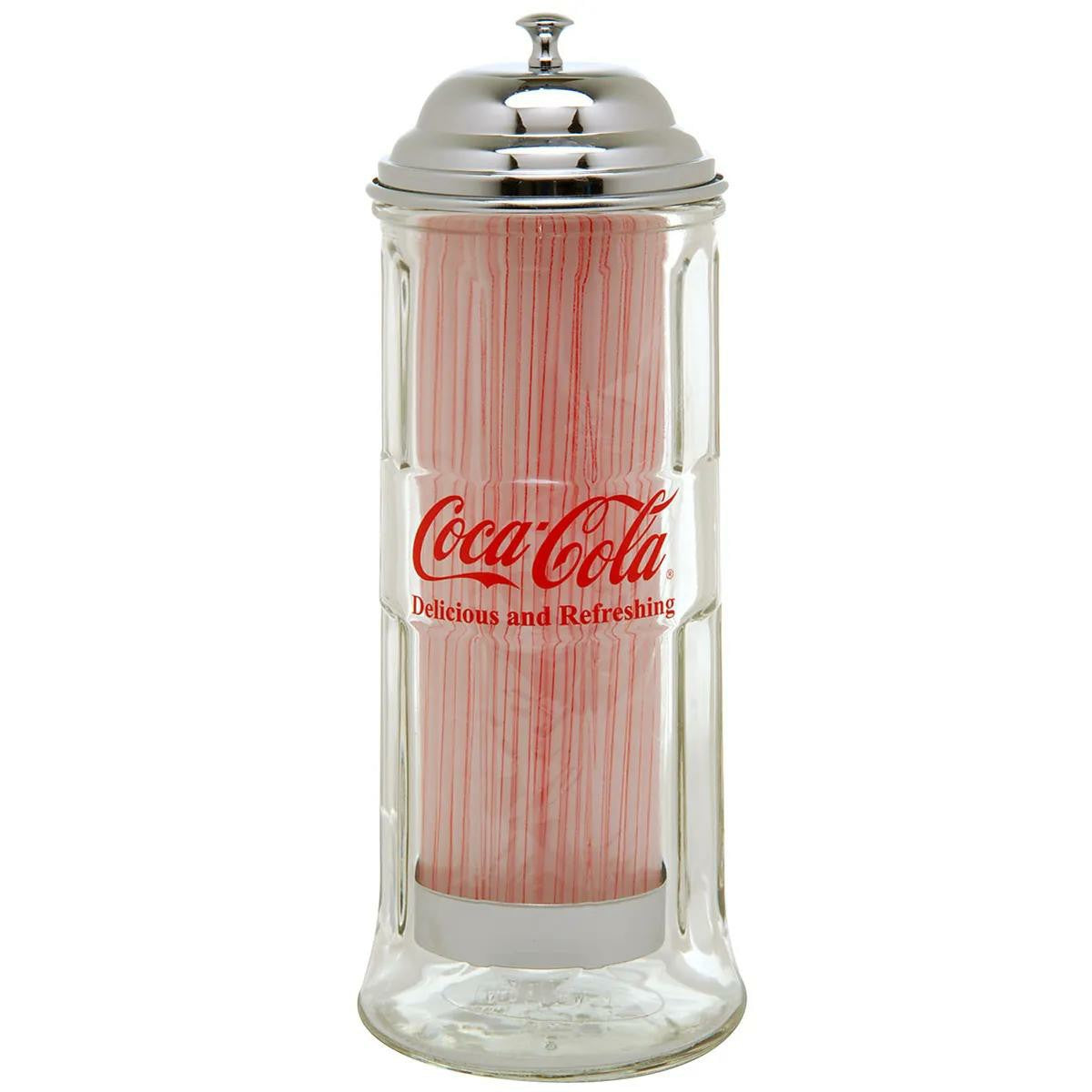 Coca-Cola Glass Straw Dispenser | Home & Entertaining | Coca-Cola Store