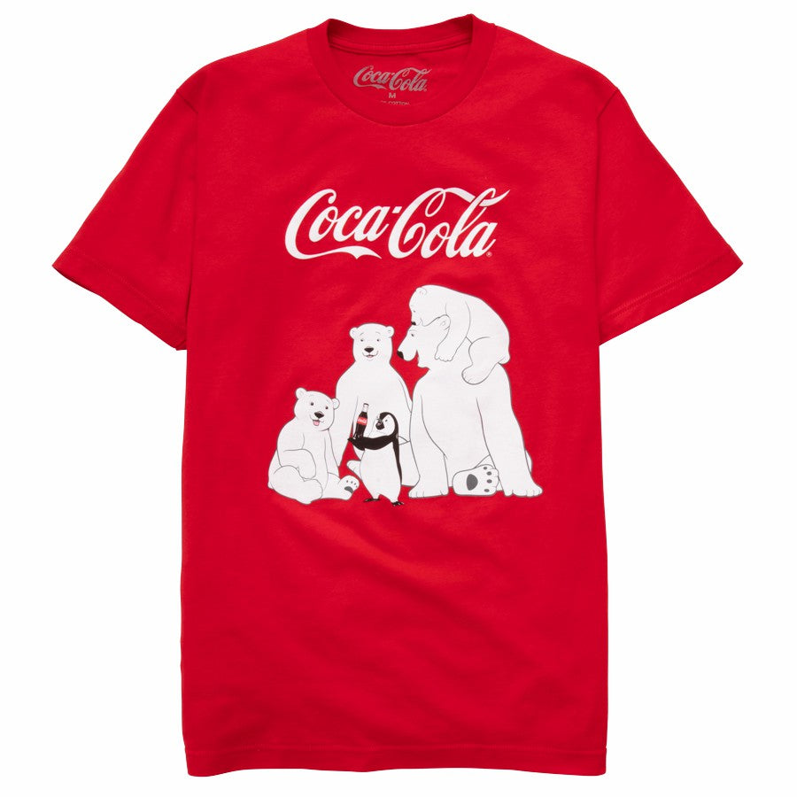 Coca-Cola Polar Bear Family Unisex Tee | Coca-Cola Store