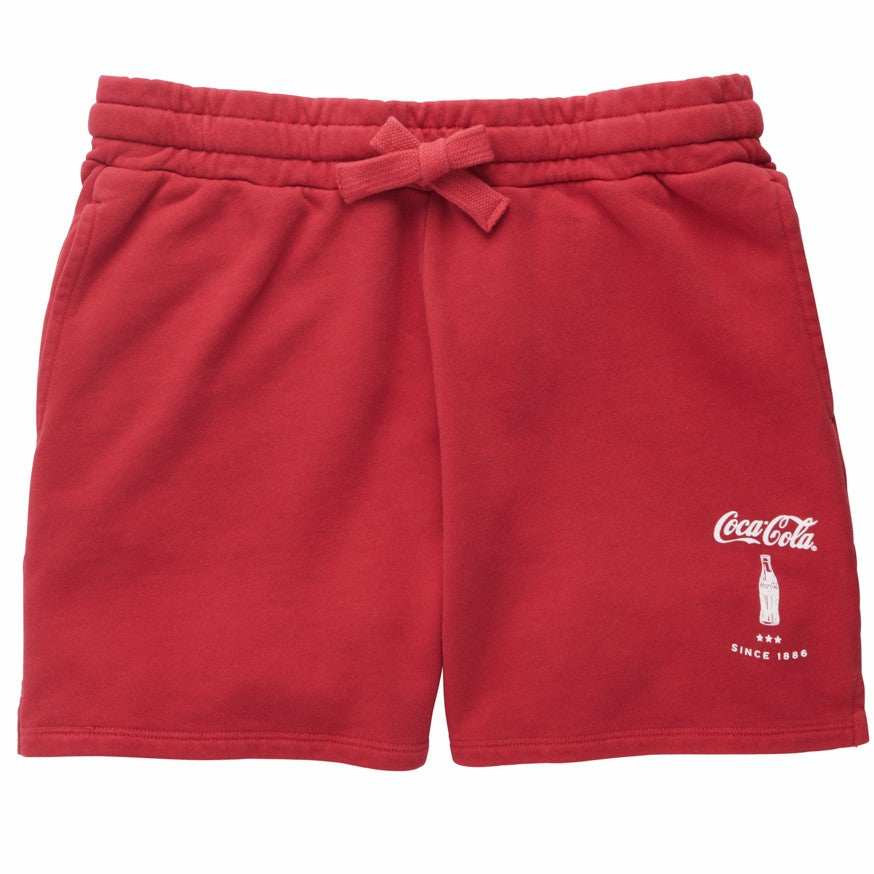 Coca-Cola Women's Red Fleece Shorts | Coca-Cola Store