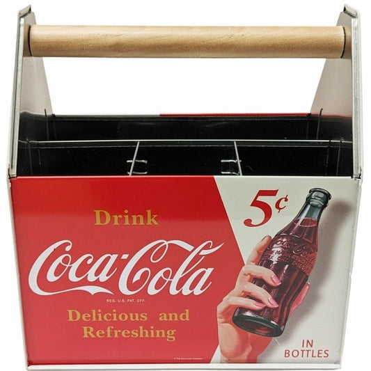 Coca-Cola Galvanized Tin Utensil Caddy | Coca-Cola Store