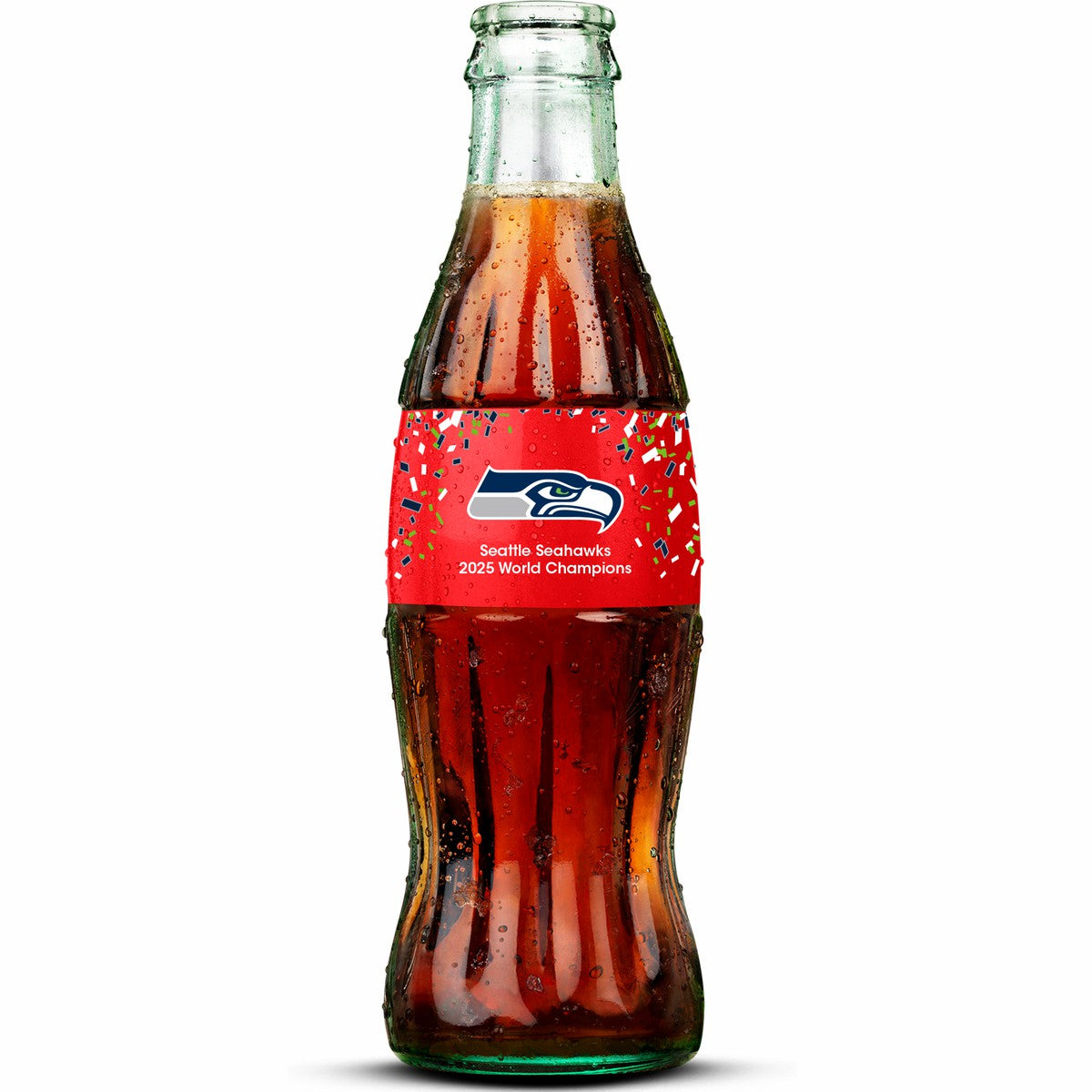 Seattle Seahawks World Champions 2026 Collectible Bottle | Coca-Cola Store