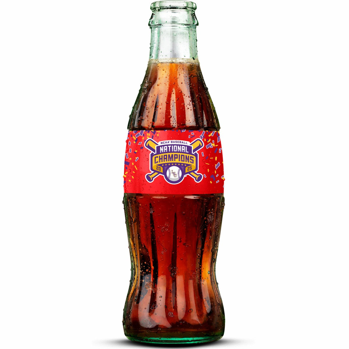 LSU 2025 NCAA Baseball National Champions Bottle | Coca-Cola Store