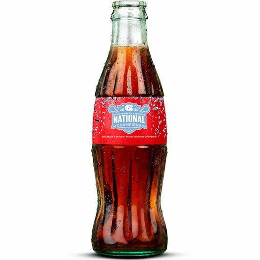 The University of North Carolina 2025 NCAA Women's Lacrosse Champions Bottle | Coca-Cola Store