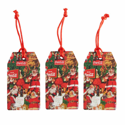 Coca-Cola Santa Gift Tags Set/3 | Coca-Cola Store