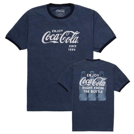 Coca-Cola Unisex Triple Bottle Ringer Tee | Coca-Cola Store