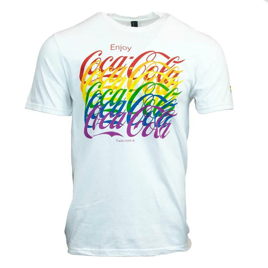 Coca-Cola Pride Multi Script Unisex Tee | Coca-Cola Store