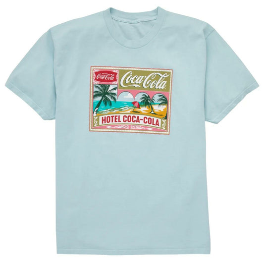 Coca-Cola Unisex Light Blue Hotel T-Shirt | Coca-Cola Store