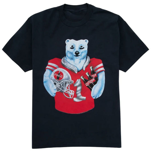 Coca-Cola Football Polar Bear Unisex T-Shirt | Coca-Cola Store