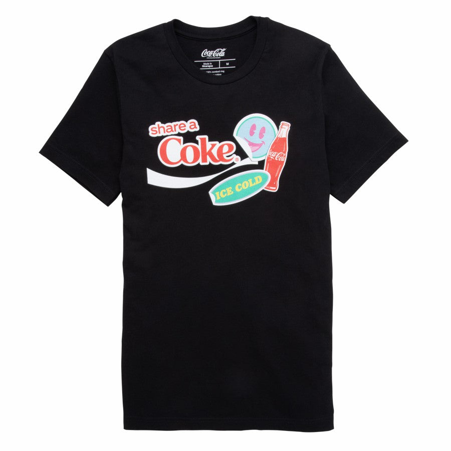 Share A Coke Unisex Tee Black | Coca-Cola Store