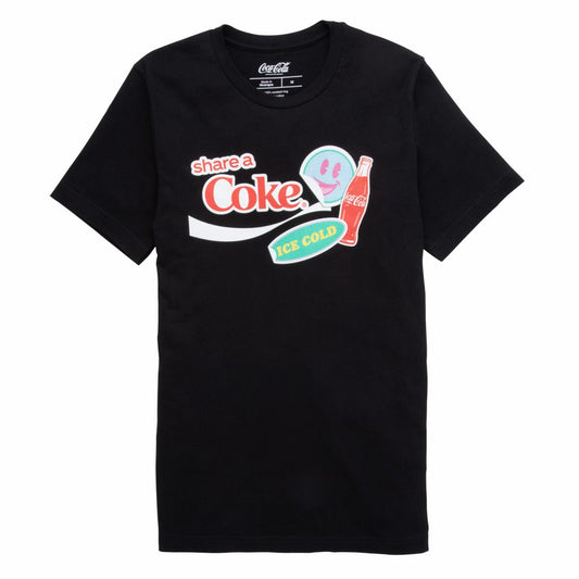 Share A Coke Unisex Tee Black | Coca-Cola Store
