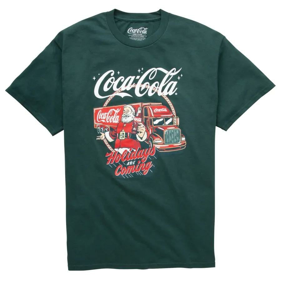 Coca-Cola Semi Truck With Santa  Unisex Tee | Coca-Cola Store