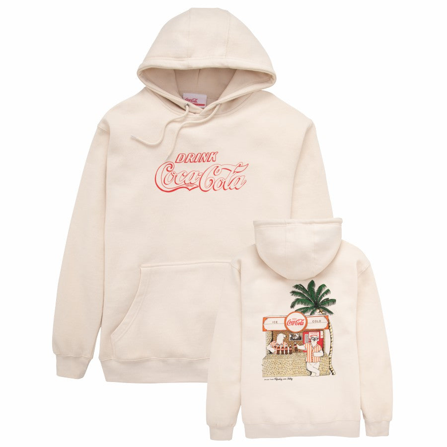 Coca-Cola Polar Bear Tiki Hut Unisex Hoodie | Coca-Cola Store