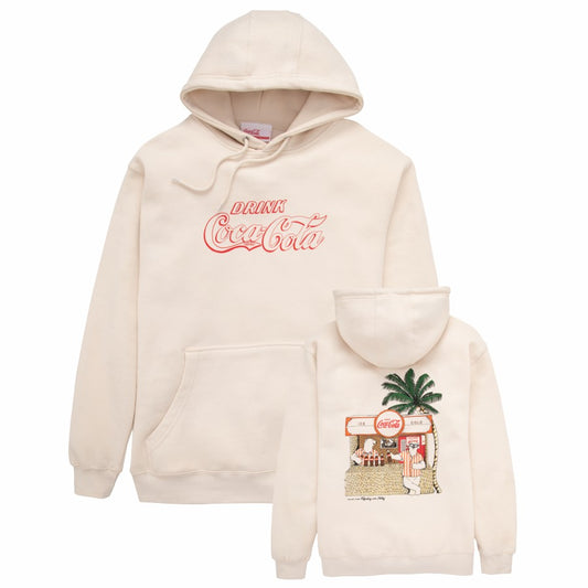 Coca-Cola Polar Bear Tiki Hut Unisex Hoodie | Coca-Cola Store