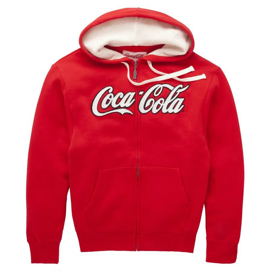 Mn Full Zip Script Hoodie | Coca-Cola Store