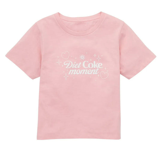 Diet Coke Moment Junior's Pink Tee | Coca-Cola Store