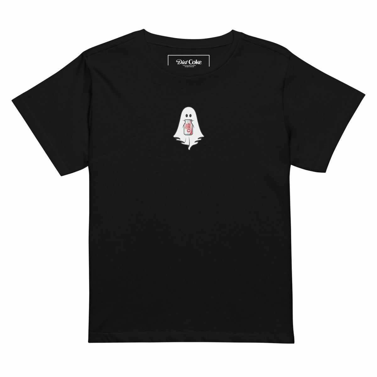 Diet Coke Ghost Women's Cropped Tee | Coca-Cola Store