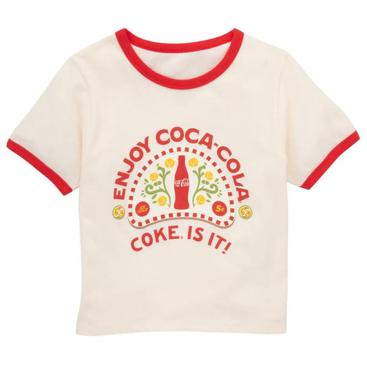 Coca‑Cola Enjoy Coke Retro Ringer Women's T‑Shirt | Coca-Cola Store