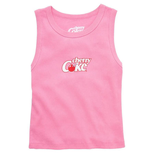 Cherry Coke Juniors Ribbed Tank Top | Coca-Cola Store
