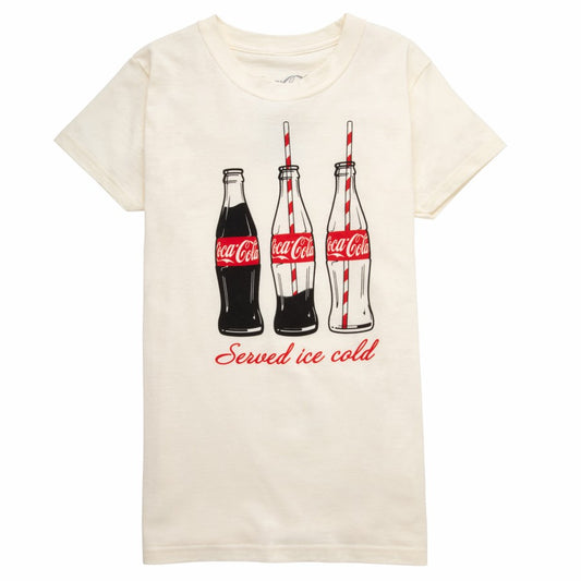 Coca-Cola Junior Women's Bottle Straw Tee | Coca-Cola Store