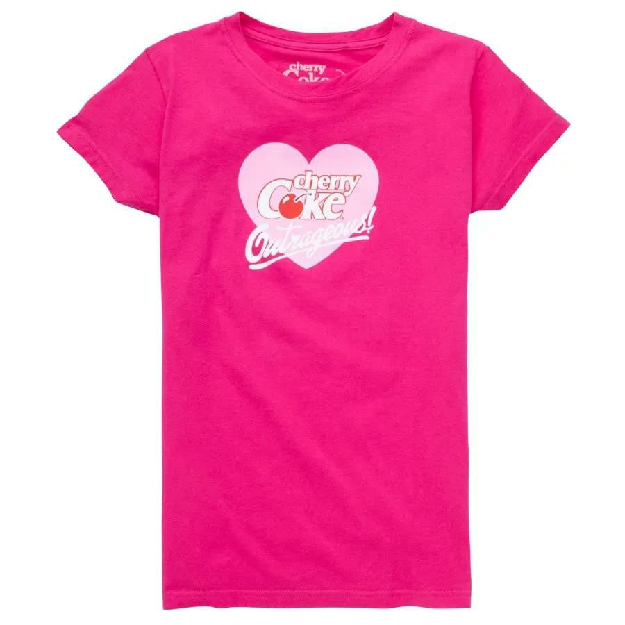 Cherry Coke Women's Heart Tee | Coca-Cola Store