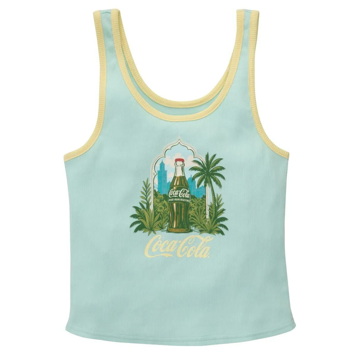 Coca‑Cola Resort Bottle Turquoise Women's Tank Top | Coca-Cola Store