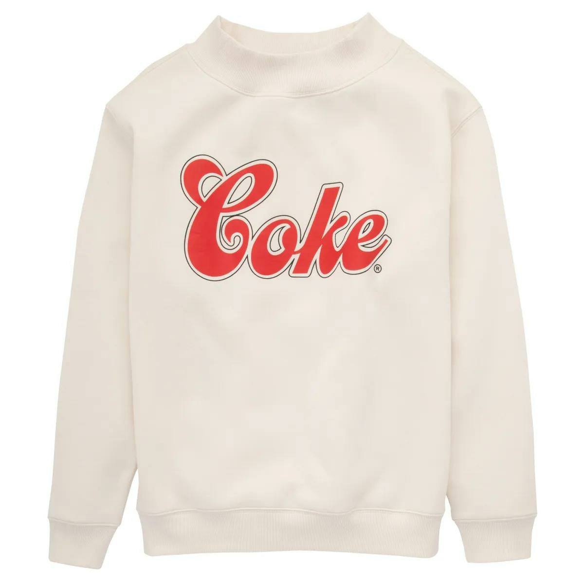 Coca-Cola Red Coke Script Women's Crewneck | Coca-Cola Store