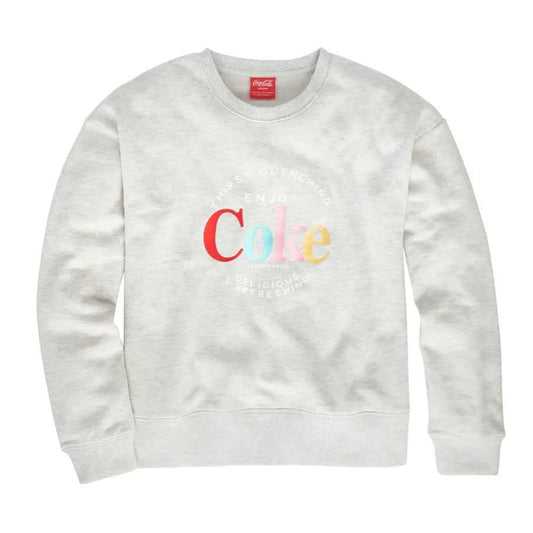 Coke Women's Chromatic Crew Fleece | Coca-Cola Store
