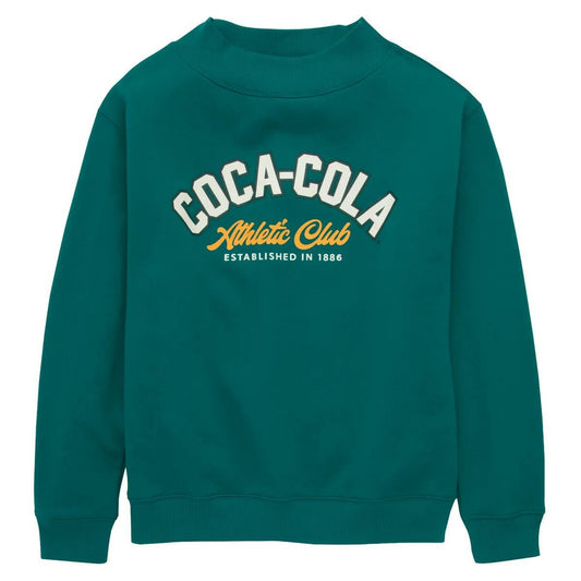 Coca-Cola Athletic Club Green Women's Crewneck | Coca-Cola Store