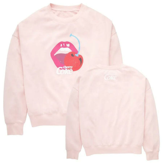 Cherry Coke Junior's Crew Fleece | Coca-Cola Store