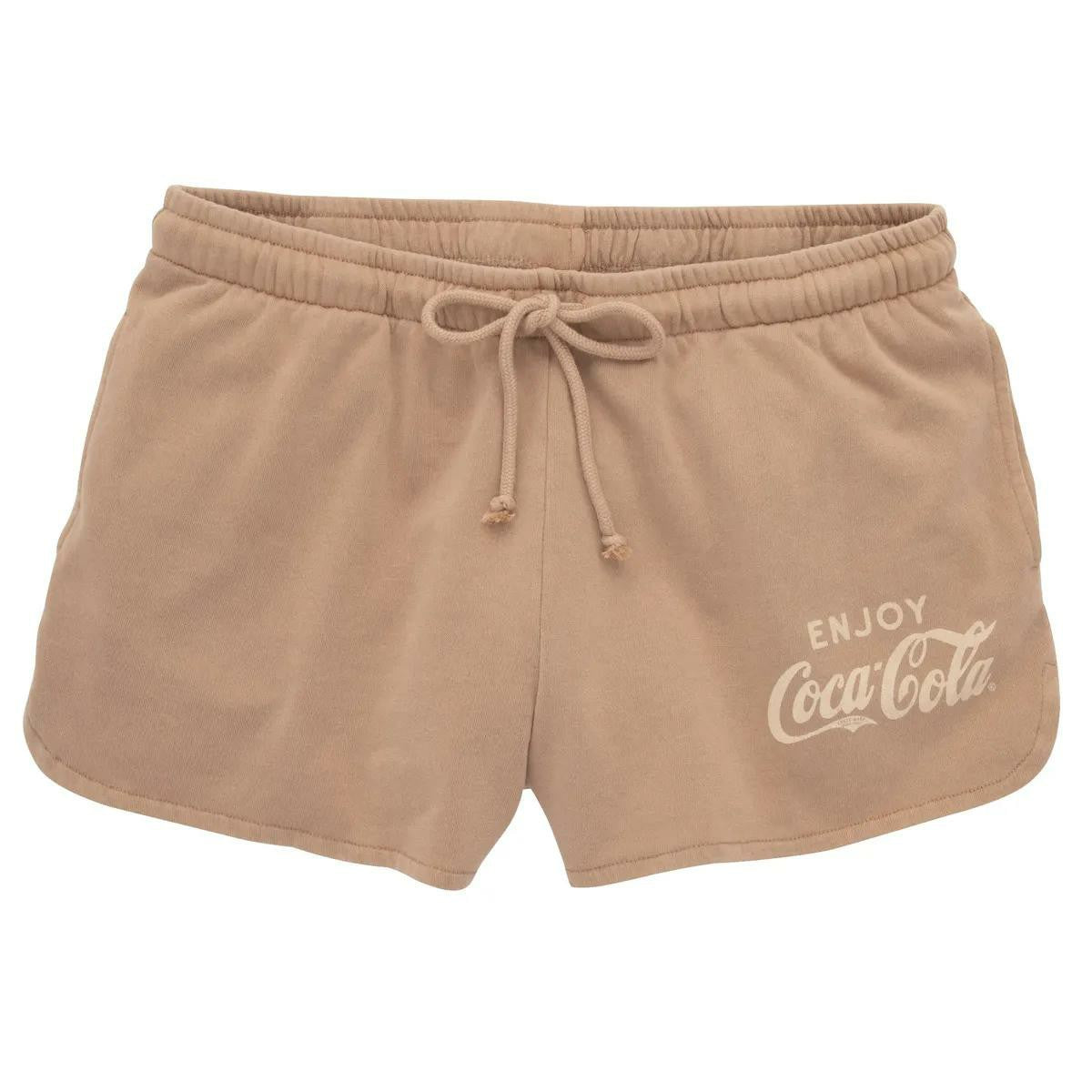Coca-Cola Enjoy Coca-Cola Tan Shorts | Coca-Cola Store