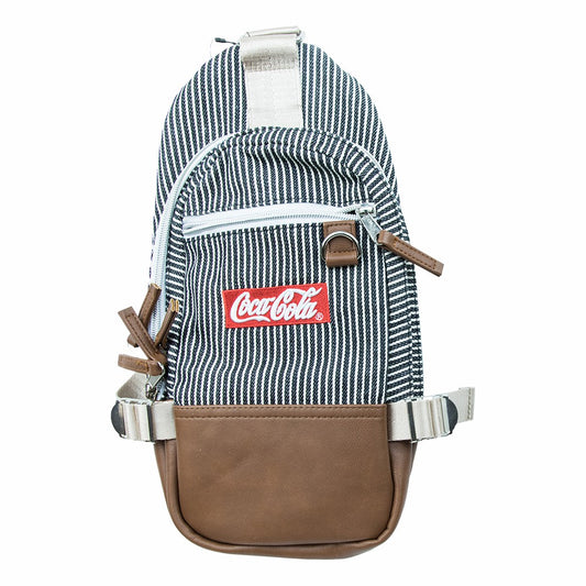 Coca Cola Cross Body Mini Striped Backpack | Coca-Cola Store