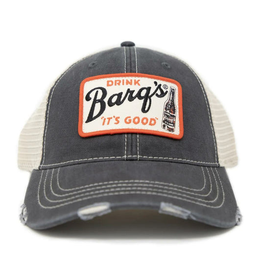 Barqs Distressed Trucker Hat | Coca-Cola Store