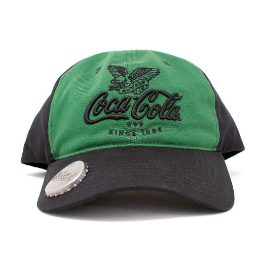 Coca-Cola Script 2 Tone Baseball Cap W/Opener | Coca-Cola Store