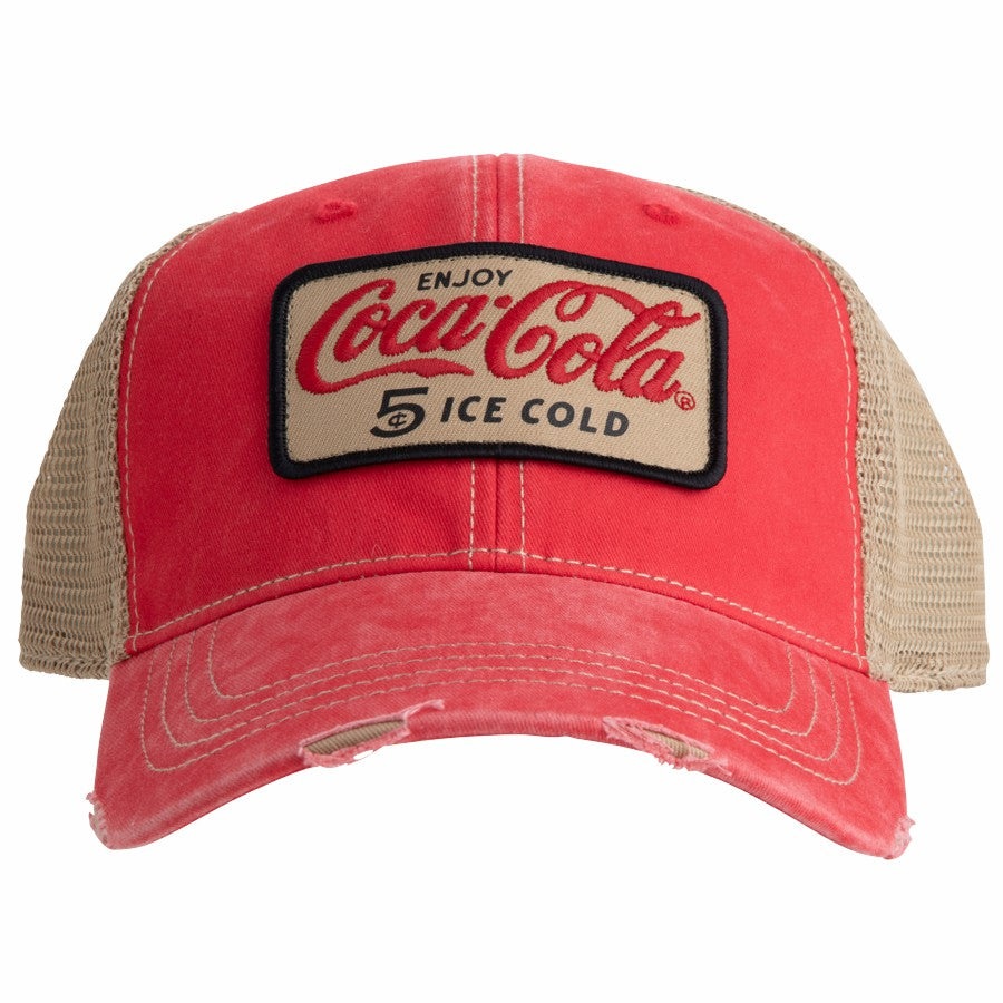 Coca-Cola 5 Cent Ice Cold Patch Baseball Cap | Coca-Cola Store