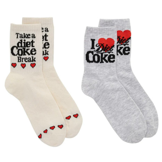 Diet Coke Socks 2 pack set | Coca-Cola Store