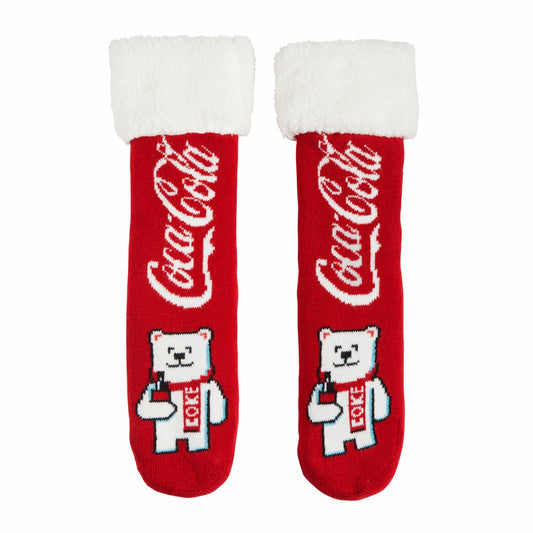 Coca-Cola Polar Bear Cozy Socks | Coca-Cola Store