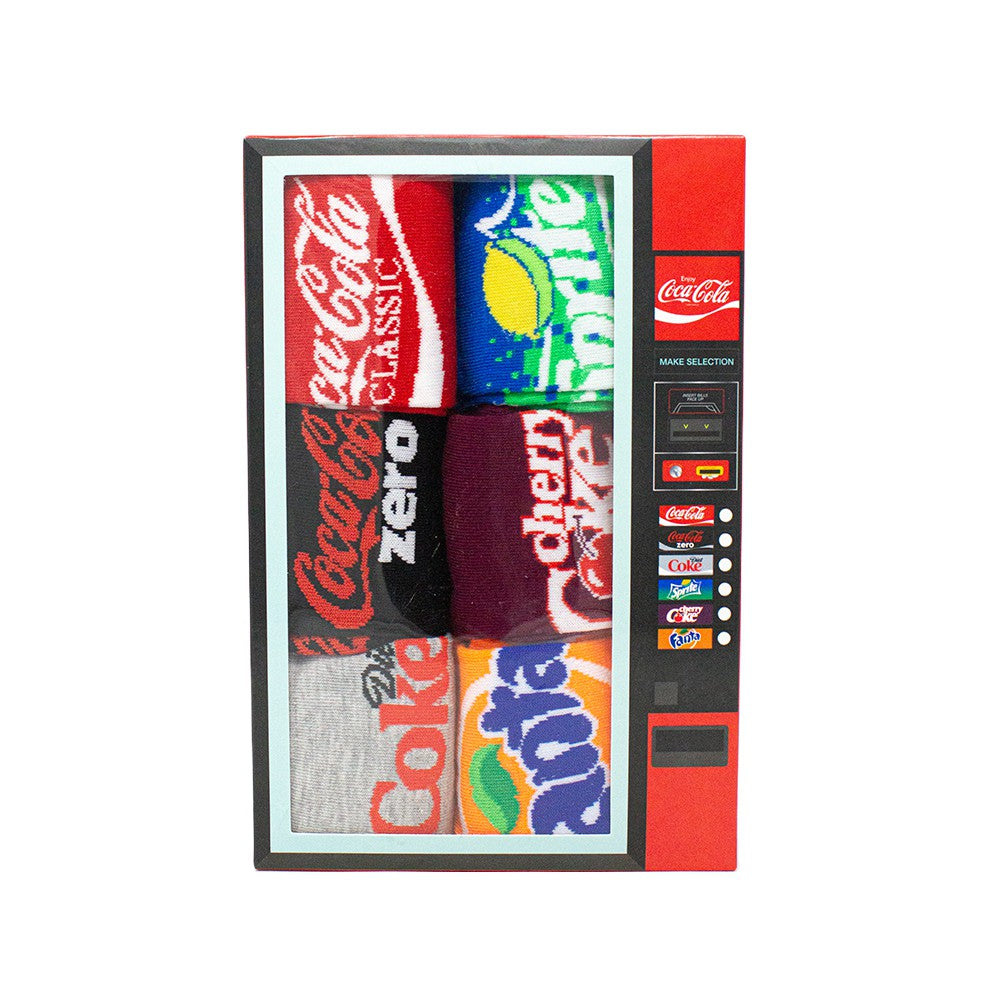 Multi Brand Women's Vending Machine Socks 6PK | Coca-Cola Store