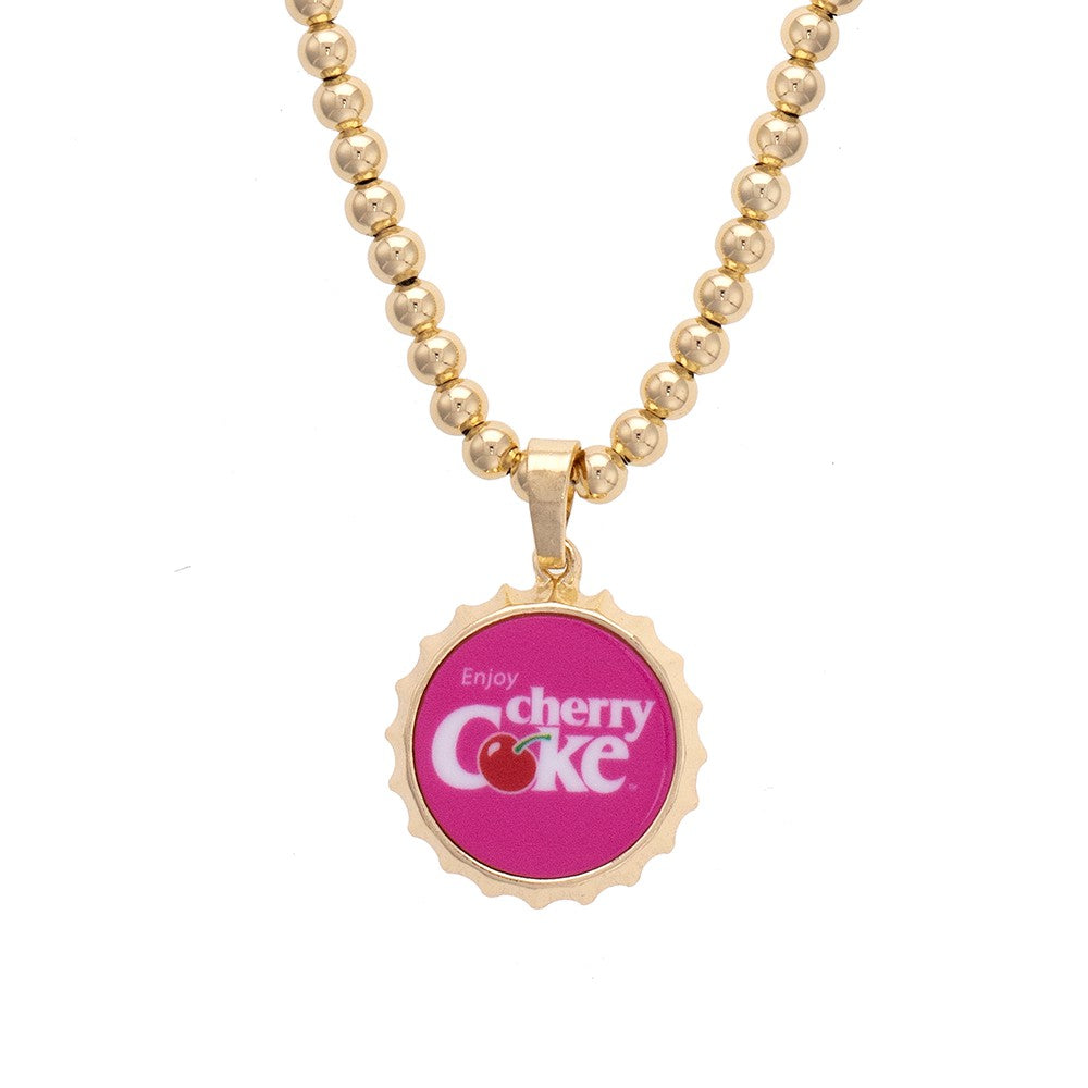 Cherry Coke Cap Necklace | Coca-Cola Store