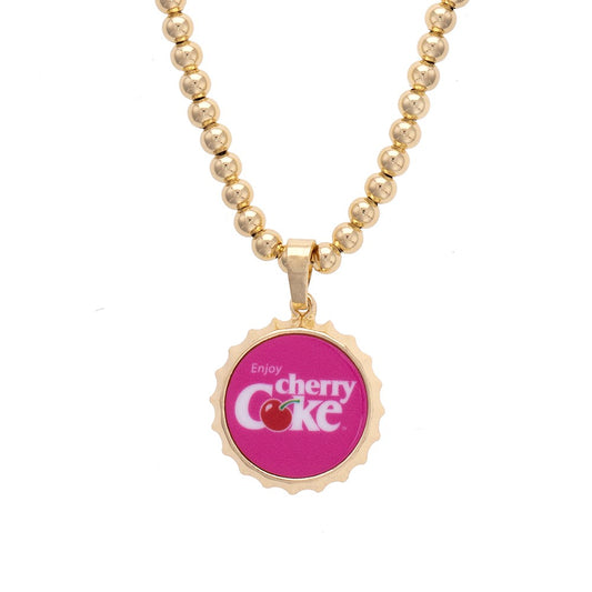 Cherry Coke Cap Necklace | Coca-Cola Store