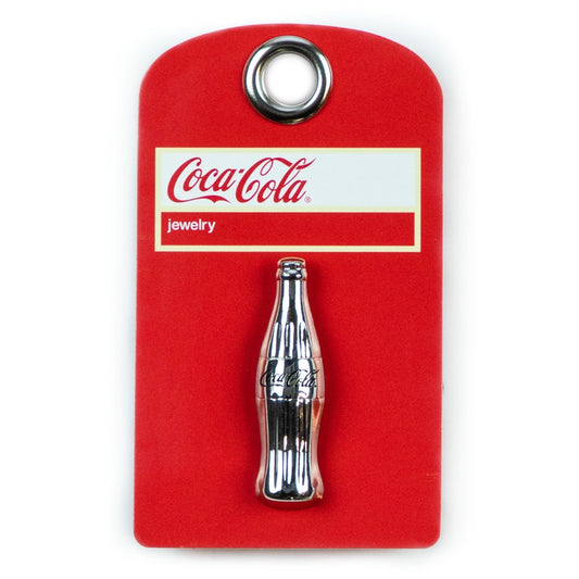 Coca-Cola Silver Bottle Pin | Coca-Cola Store