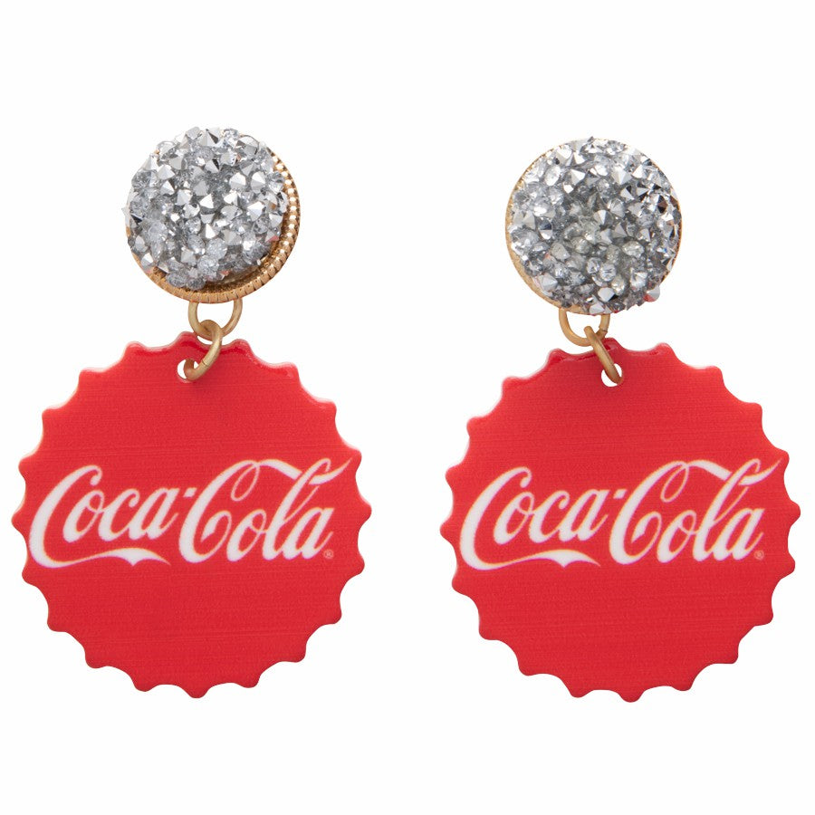 Coca-Cola Bottlecap Earrings | Coca-Cola Store