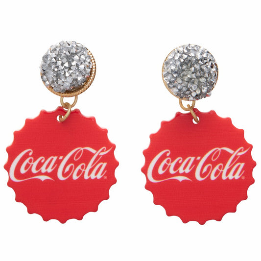 Coca-Cola Bottlecap Earrings | Coca-Cola Store