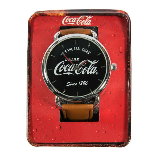 Coca-Cola Navy Face Script Watch | Coca-Cola Store