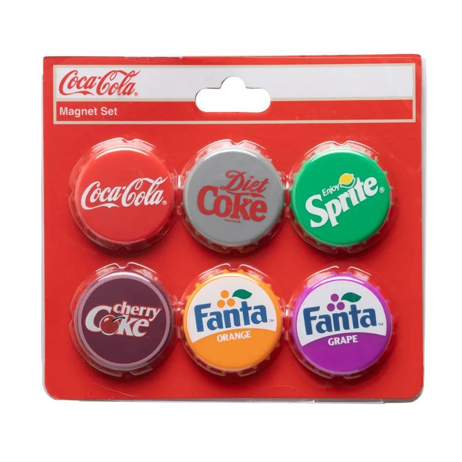 Multi Brand Bottlecap Magnet Set | Coca-Cola Store
