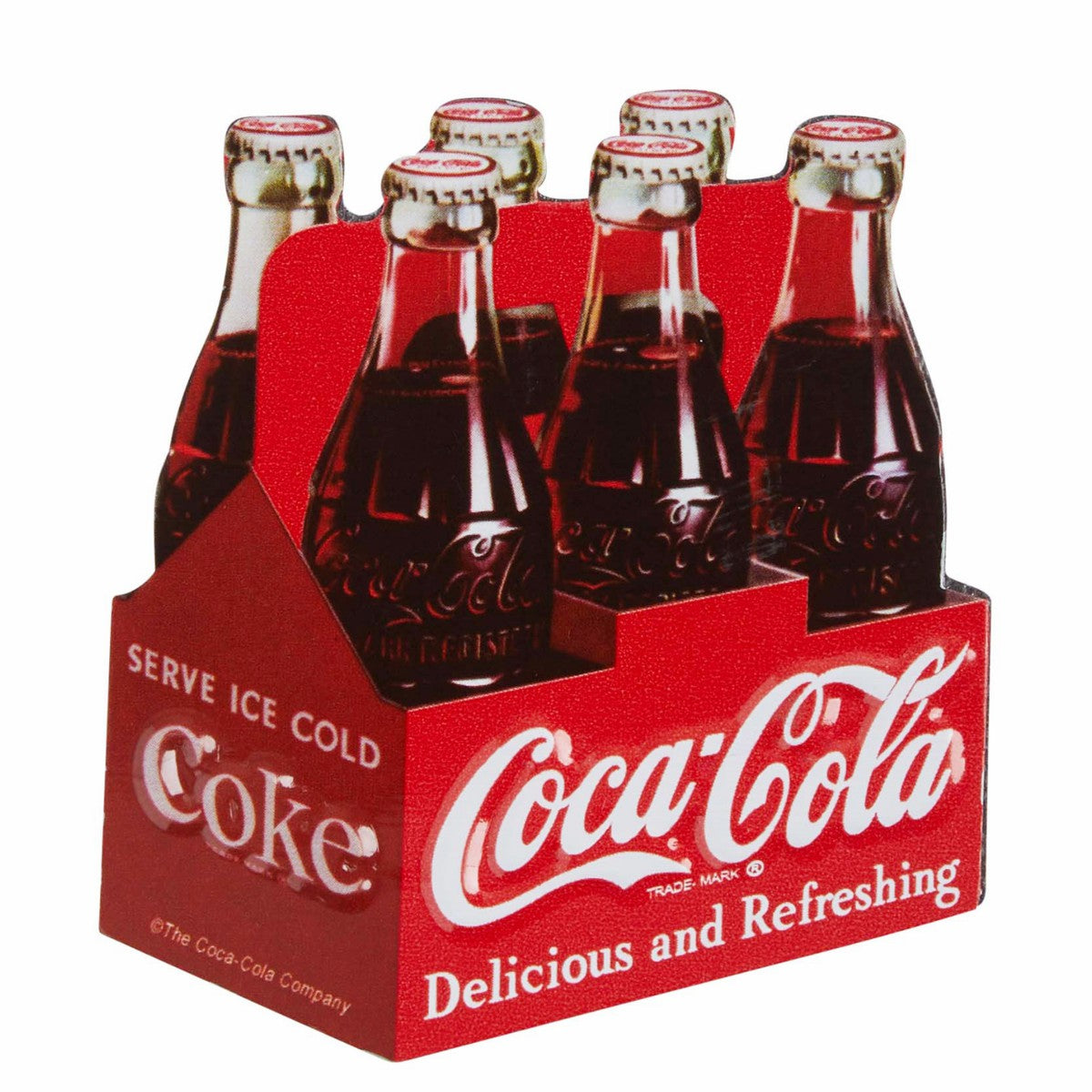Coca-Cola 6 Pack Embossed Magnet | Coca-Cola Store