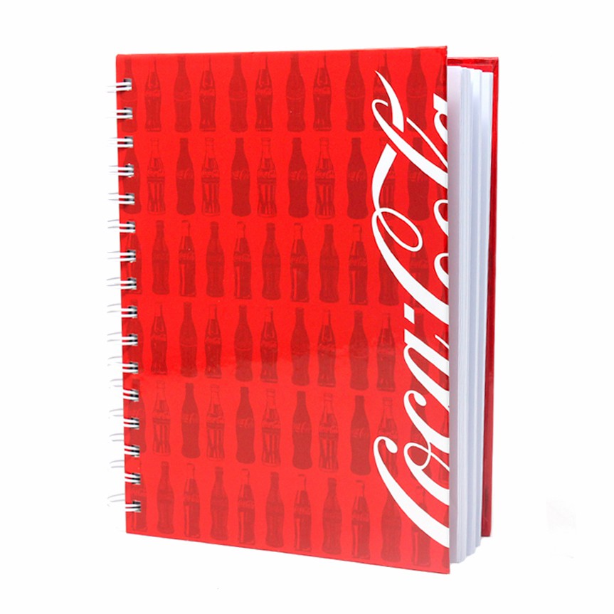 Coca-Cola Bottle Print W/Script Notebook | Coca-Cola Store
