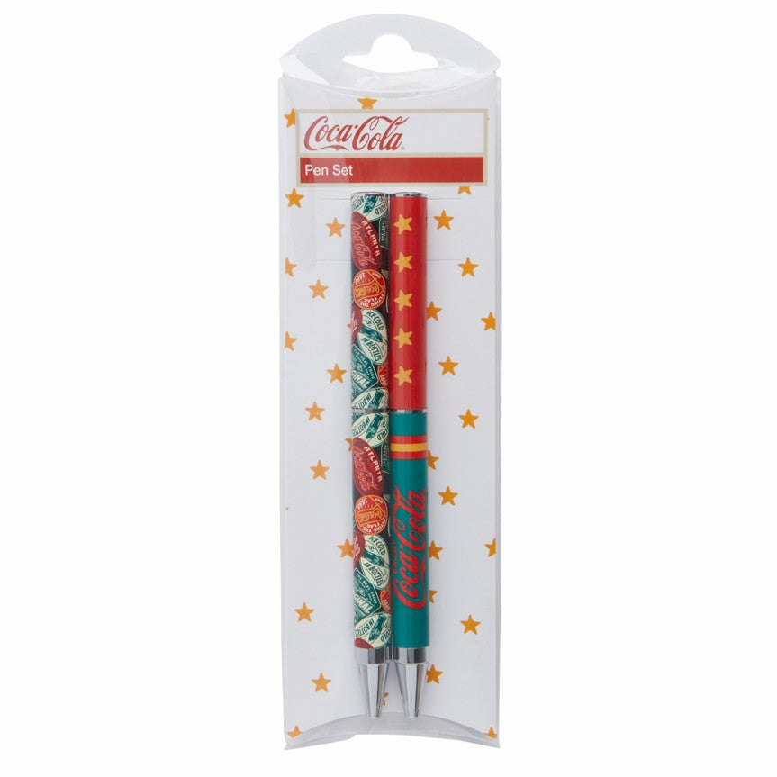 Coca-Cola Patches/Stars Pen Set - 2PK | Coca-Cola Store